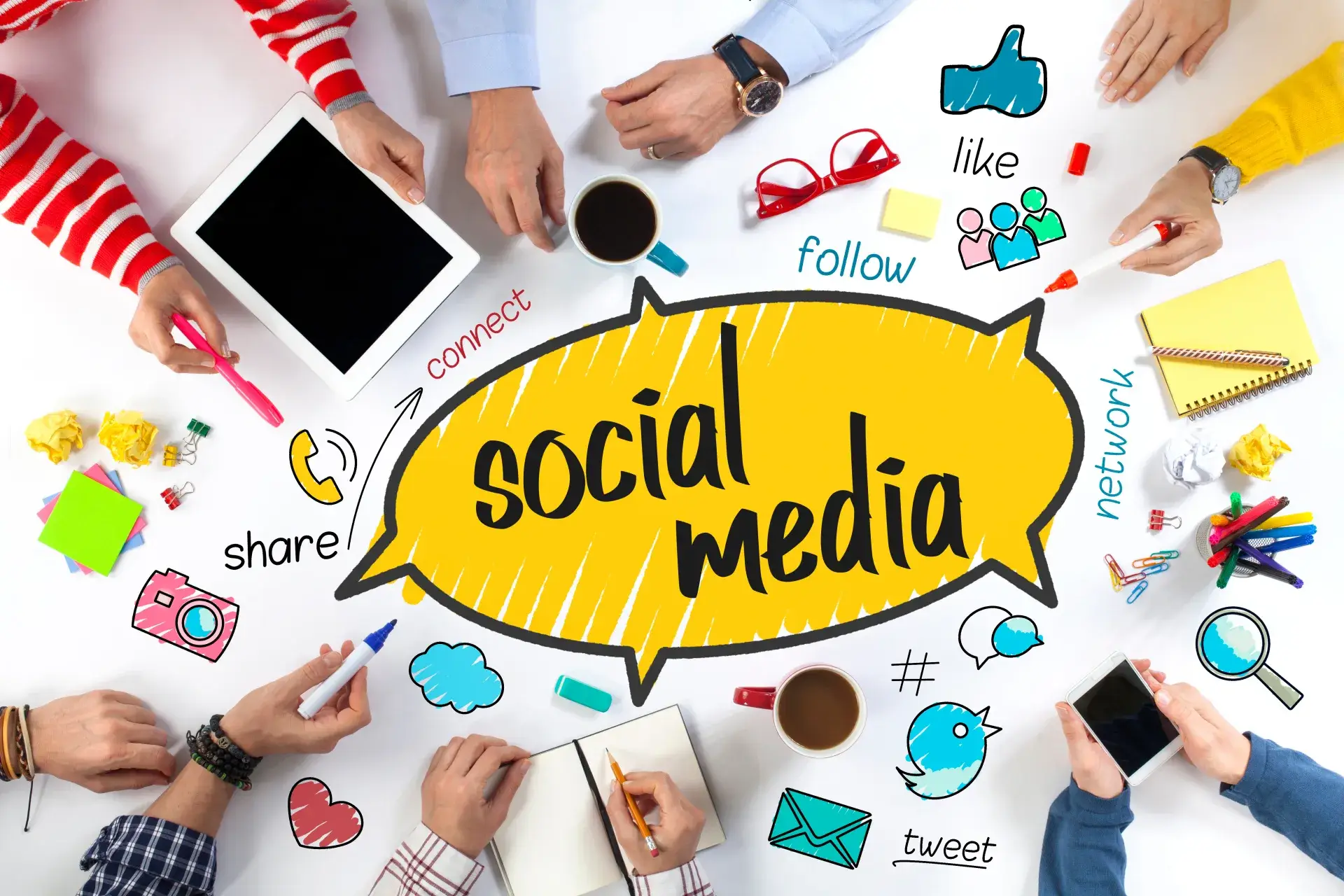 Social media from scratch banner